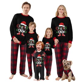 WephuPSho Christmas Family Matching Pajamas, Festive Xmas Jammies Sets for the Whole Family, Holiday Pjs Christmas(#00-2, Dad, S)
