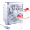 SAILFLO 10 Inch Window Shutter Exhaust Fan,11.6 x 11.6 Inch