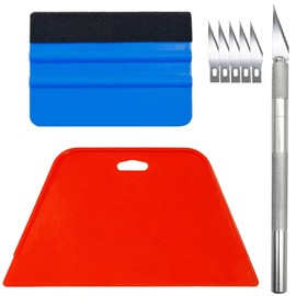 Wallpaper Smoothing Tool for Peel and Stick Wallpaper, Wallpaper Tools Wallpaper Kit for Vinyl Wrap, Install Wallpaper, Contact Paper and Car Wrapping