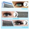 Kit de Extensiones de Pestañas con Efecto Natural para Principiantes,