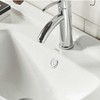 VZU Sink Overflow Ring, Round Overflow Hole Cover, Bath Overflow