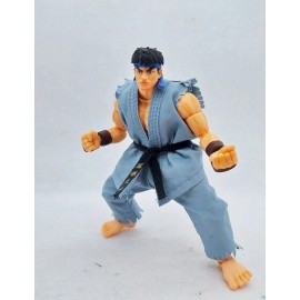 FIGLot SU-RYU-GRY: 1/12 Grey Karate Gi uniform for JADA Street Fighter Ryu