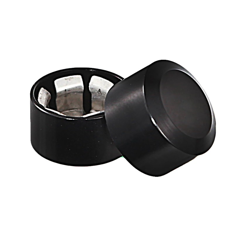 Motorcycle Bolt Covers Head Bolt Toppers Caps Black Kit for