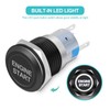 Engine Start Push Button, 12V Waterproof Car Ignition Starter Switch