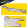 CHEDA Steering Box Frame Support Kit, Compatible with 73-87 Chevy