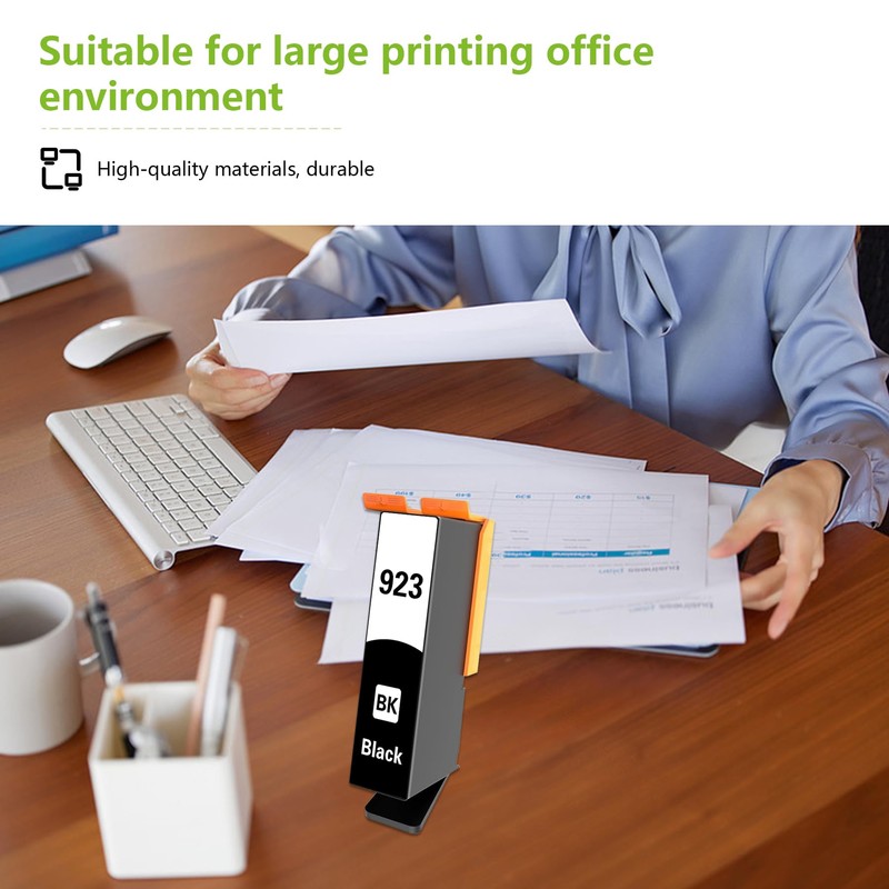 923 Black Ink Cartridge Replacement for HP 923 Cartridges Ink