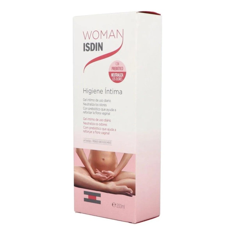 Gel Íntimo ISDIN Woman 200ml | Fórmula Delicada para Higiene