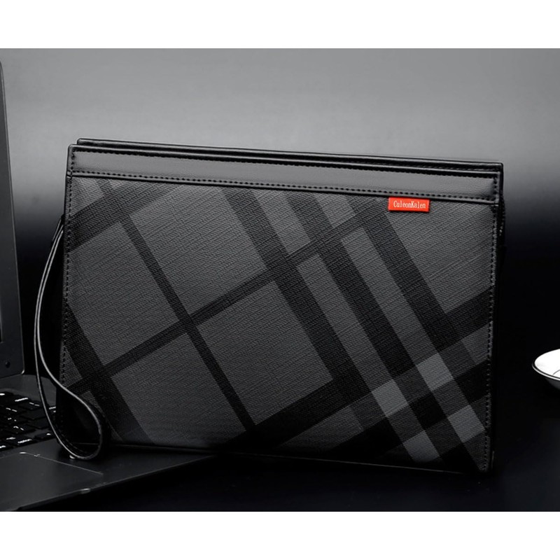 Wener Clutch Back, Men's Leather, Second Bag, Handheld, Smaller, Gentleman's