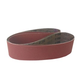 Starcke Premium 2-1/2 x 48 Aluminum Oxide Cloth Sanding Belts | For Wood, Metal, Car Restoration, Composites & Solid Surface (220 Grit, 12 Pack)
