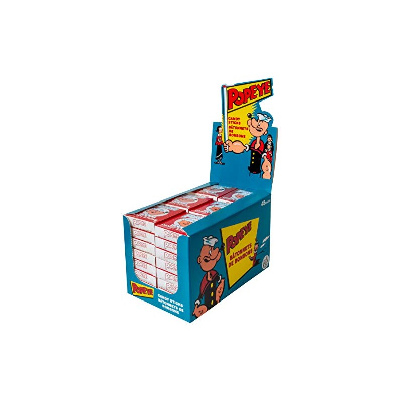 POPEYE Candy STICKS 16g per box 48ct {Imported from Canada}