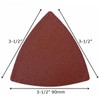 XXGO 100 Pcs 240 Grits 3-1/2 Inch 90mm Triangular Hook