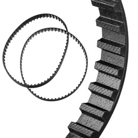 Sander Drive Belts Set Fits - Sears Roebuck Craftsman 2 Speed 4 Inch Sander 315.11781 - High Strength Rubber Belts - Replacement Drive Belt - Made in the USA - Toothed Drive Belt