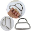 POFET Marine 316 Stainless Steel D-Ring Rubber Traction,Horse Hoof Ring