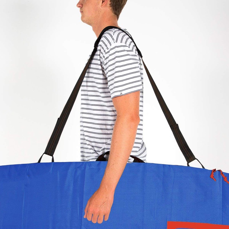 FCS Classic Long Board Surfboard Bag Steel Blue/White 9'6"