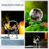 ZEERSHEE 3D Glass Laser Cardinal Bird Paperweight 60mm Crystal Ball