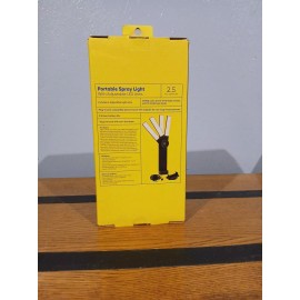 Onn Selfie LED Light with Magnetic Smartphone Mount Battery Powered Spray Arms