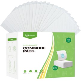 Moodooy - Forro de cama súper absorbente, grado médico, 100 unidades, almohadillas para orejas de cambiador para mesita de noche, gel absorbente para reducir el olor, para revestimientos de cambiador