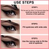 New Magic Eyebrow Pencil, 3D Waterproof Microblading Eyebrow Pencil Contouring