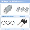 PARSKILO No.5003843AB/5003843AA Ignition Lock Cylinder and Door Lock for Jeep