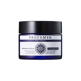 Proudmen Solid Perfume Men's Grooming Balm, 1.4 oz (40 g) (Grooming Citrus Scent) Perfume and Fragrance Cream