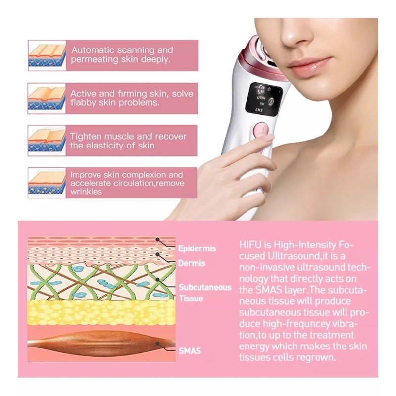Mini Hifu Hifu Mini 2th Generation Lifting Facial Radiofrecuencia Sms