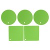 5Pcs Silicone Trivet Mat Square Round Honeycomb Hot Pad Non
