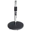 On-Stage DS7200C Adjustable Desktop Microphone Stand, Chrome
