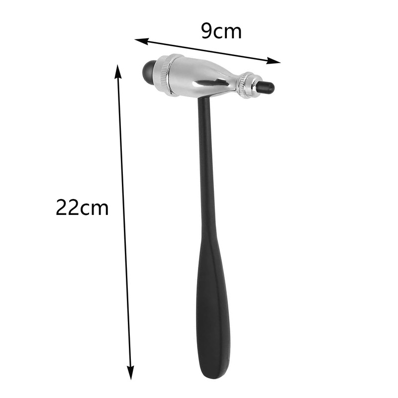 Neurological Reflex Hammer, Neuro Reflex Hammer with Double Plastic Head,