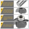 sourcing map Cove Router Bit 1/4" Shank 1-1/8" Dia 17/32"