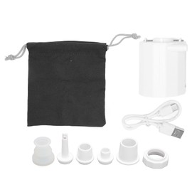 Electric Air Pump 1600mAh Battery Powered 3.5Kpa Quick Fill Mini Inflator Deflator Pump for Inflatable Mattresses Pool Buoys