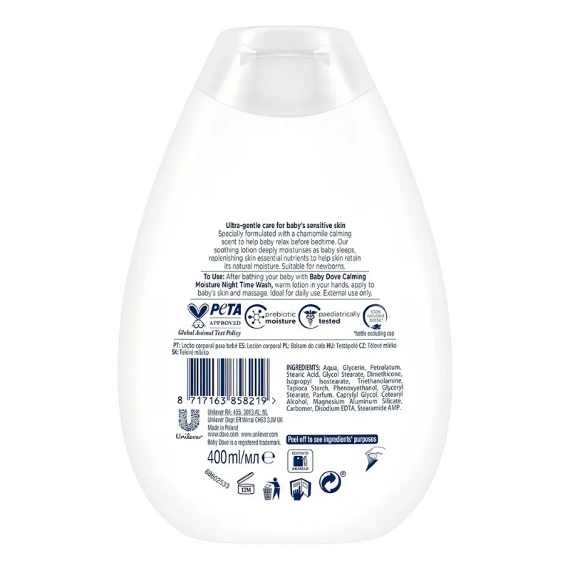 Dove - Crema Corporal Baby Dove Calming Moisture Envase Con