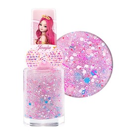 Little Bling Secret Jouju Star Goddess Ring Children's Nail Color, Pink Cider, 1 Piece / 리틀블링 시크릿쥬쥬 별의여신 반지 어린이 네일 컬러, 핑크사이다, 1개