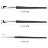YAZANY 3Pcs Eyeliner Brush Kit, Professional Eyebrow Brush Flat &