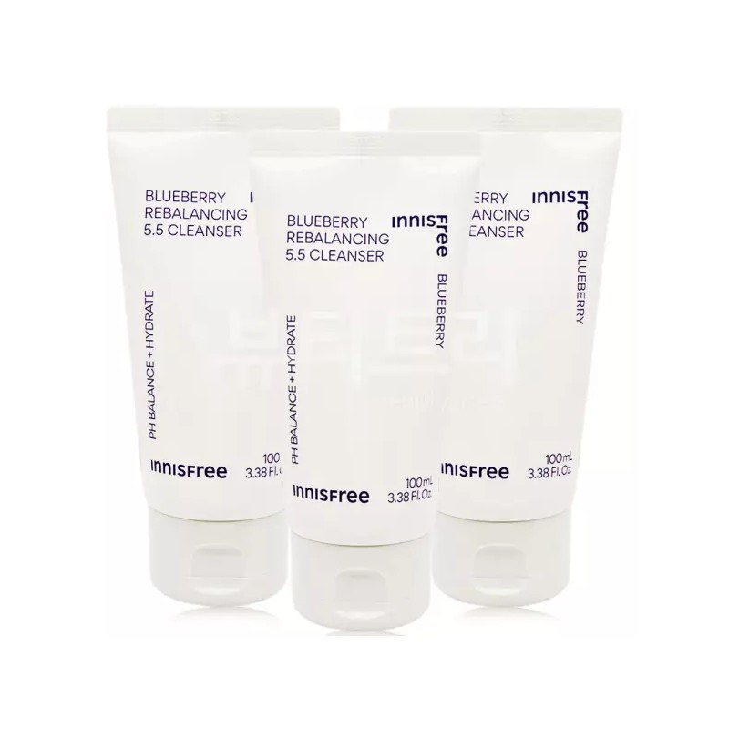 Innisfree 이니스프리 블루베리 리밸런싱 5.5 클렌저 100ml X 3개 Innisfree