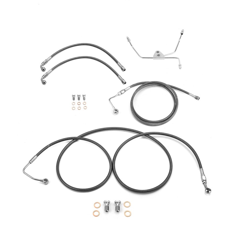 Mofun Extended Upper and Lower Hydraulic ABS Front Brake Line