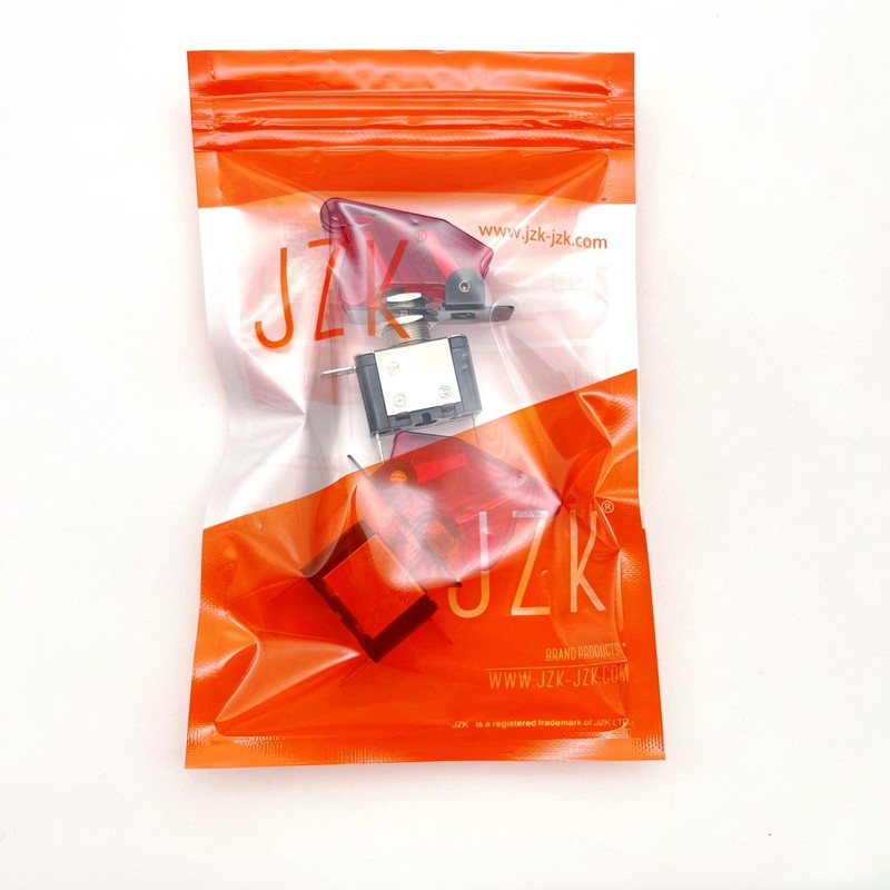 JZK 2x Toggle Switch SPST ON/OFF 3 Pin Red LED