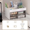 Desk Organiser with 4 Compartments and 4 Drawers - Multifunctional