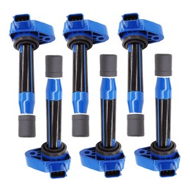 Germban UF242 C1221 6pcs Set Ignition Coils Replacement for 2005 2006 2007 2008 Acura CL RL TL 2001 2002 2003 Honda Accord Odyssey Pilot Civic 1.7L 3.0L 3.2L 3.5L 30520P8EA01 30520RCAA02