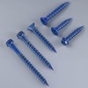 BNUOK 35Pcs 1/4 x 2-3/4 Inch Concrete Screws Anchor with