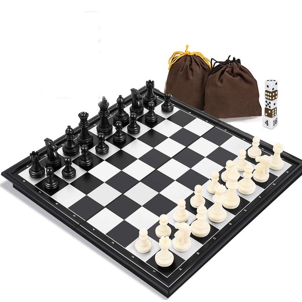 Joneytech Travel Chess Set for Kids and Adults, 3 in