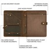 Leather Village Leather Portfolio Organizer - Professional Business Padfolio for