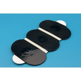 2 Pairs 4 Sheets SGcreation [3D Large Pad EMS Replacement Gel Pad Hook Size 0.09 inch (2.3 mm) Gel Sheet] Compatible Replacement Pads Non-Genuine Muscle Exercise Aid Pads (2 Pairs 4 Pieces)