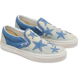 Vans - Unisex Classic Slip-On Shoes, Starry Night Denim, 4.5-6