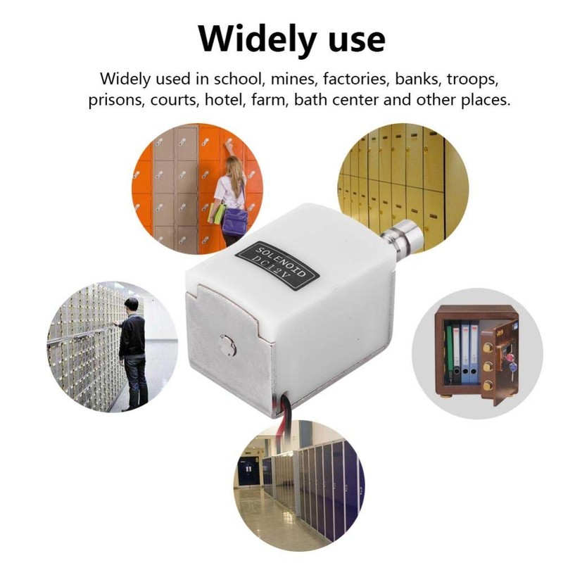 Eboxer DC 12V Cabinet Door Drawer Electric Lock Security Bolt