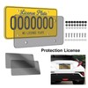 License Plate Cover License Plate Frames: 2 PCS License Plate