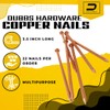Dubbs Hardware 22-Pack Pure Copper 3.5-Inch Nail Spikes - Heavy-Duty