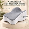 Memory Foam Leg Knee Pillow For Side Sleeping Support Pillow