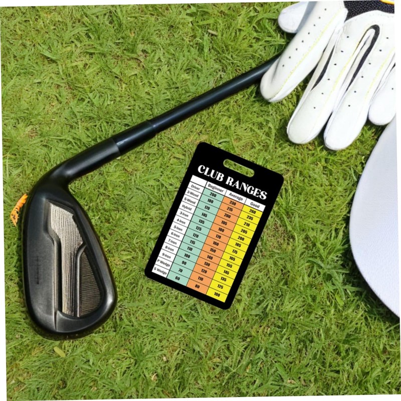 SUPVOX 12 Sheet Golf Scorecards and Distance Charts Durable Scorekeeping