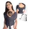 Baby Wrap Carrier Hands Free Breathable Adjustable Infant Cotton Sling