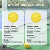 SPP 26/40-Hole Pickleball Balls,6Pcs 12Pcs 24Pcs 48Pcs，Durable High-Visibility Standard Pickleballs